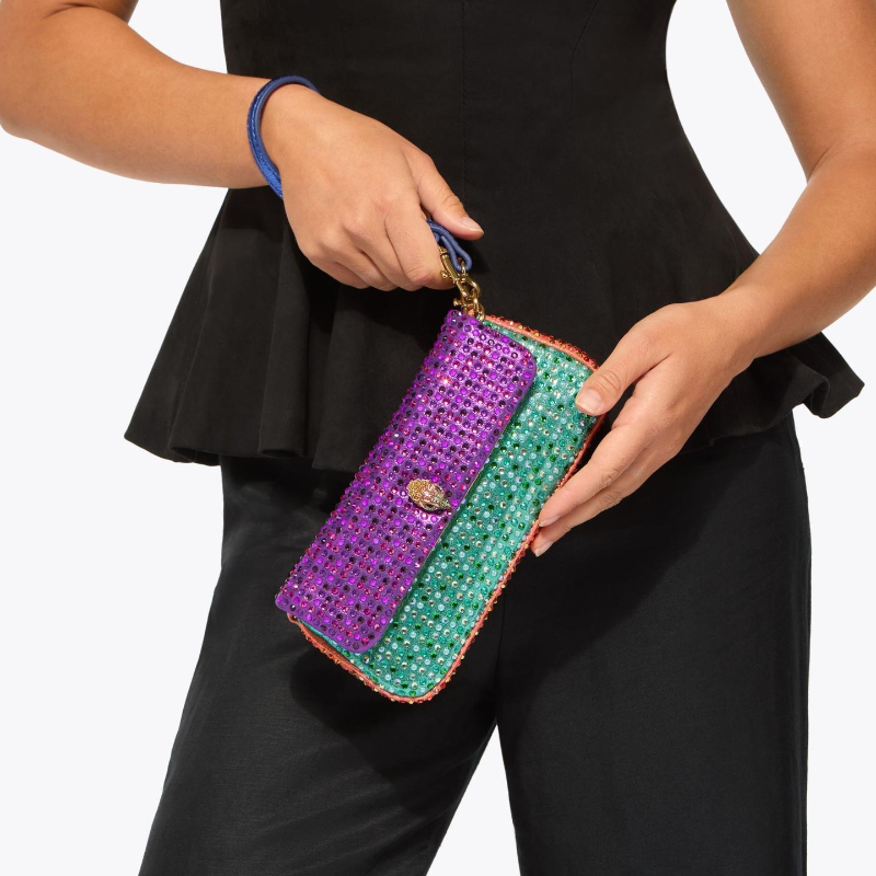 Luxury Pickle Shoulder Bag Wom - Sequin Fabric Panel ulasan dan harga