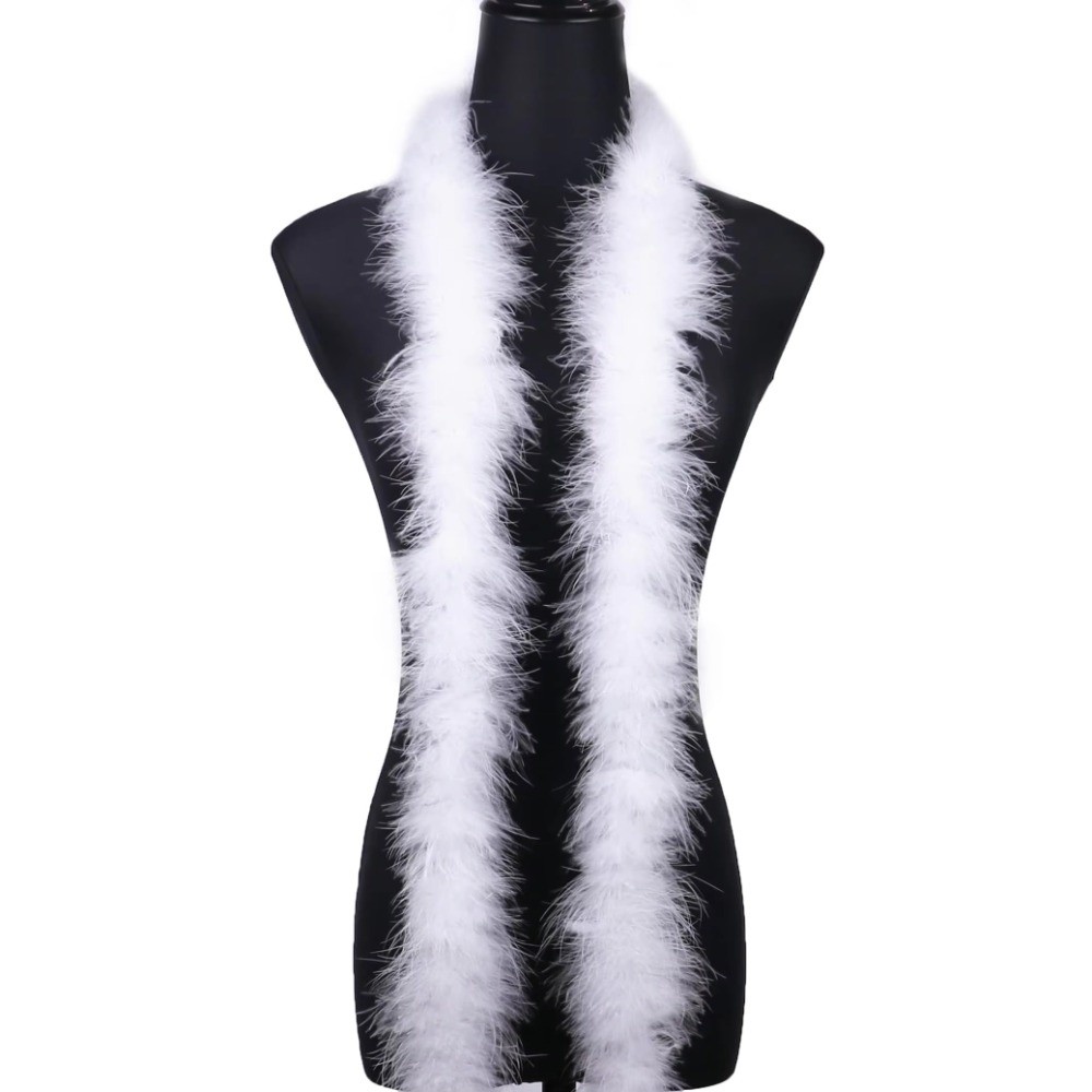 2 Meter Marabou Feather Boa Fa - Feather Trim Marabou ulasan dan harga