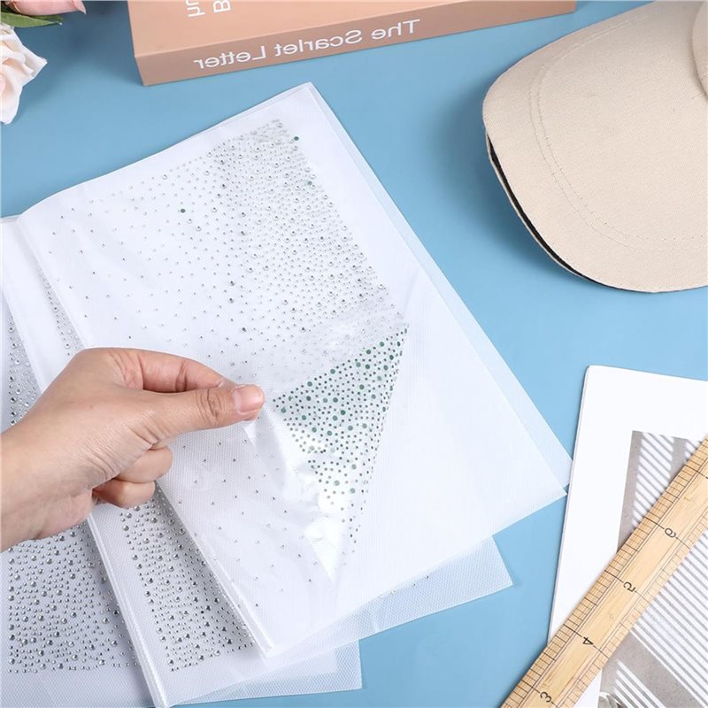 18 Sheets Iron On Rhinestone T - Hotfix Rhinestone Sheet ulasan dan harga