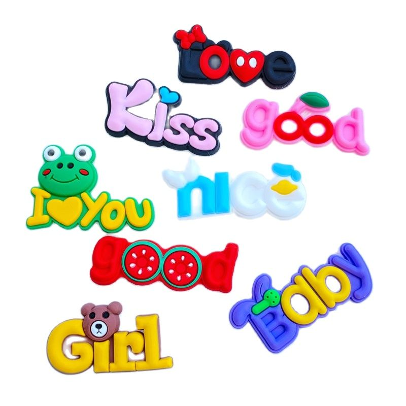 20pcs New Mini Lovely Letters  - Embellishment Glue Craft ulasan dan harga