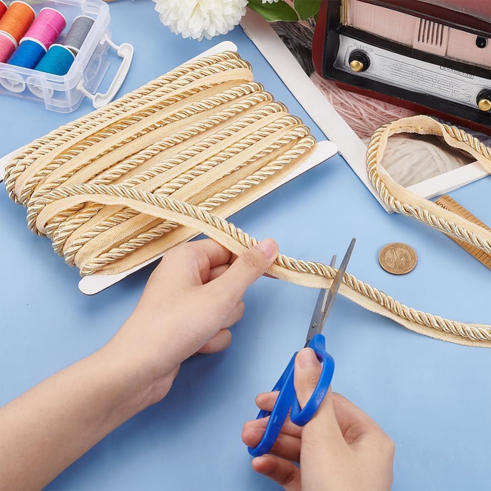 11 Yards Twisted Lip Cord Trim - Cord Trim Twisted ulasan dan harga