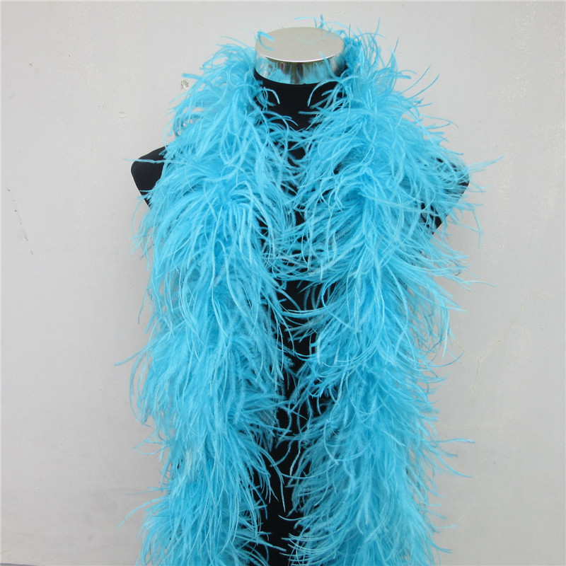 2 Meters 6 Layer White Natural - Feather Trim Marabou ulasan dan harga