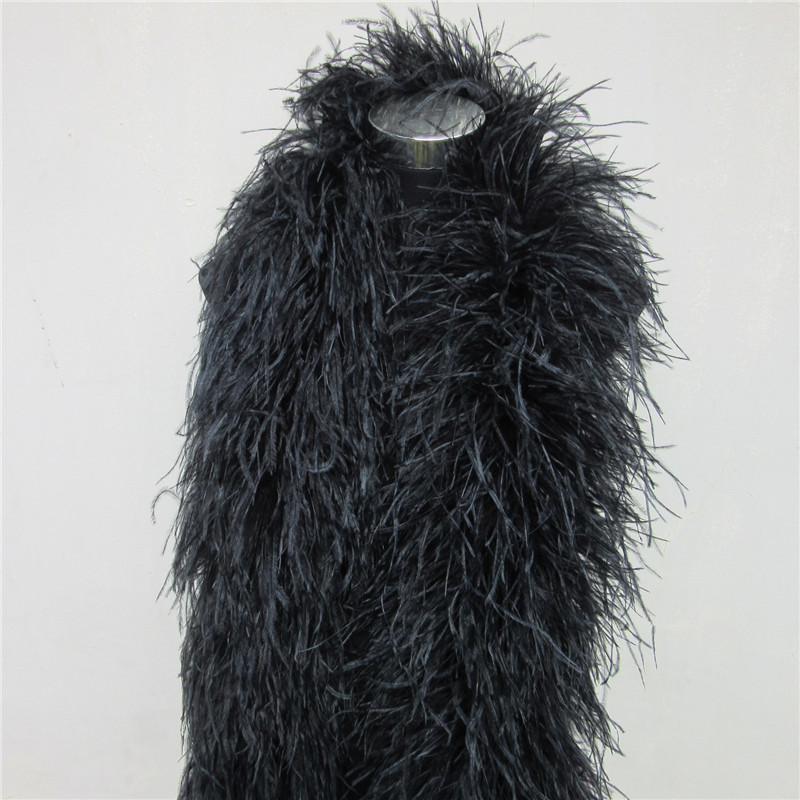 2 Meters 6 Layer White Natural - Feather Trim Marabou ulasan dan harga