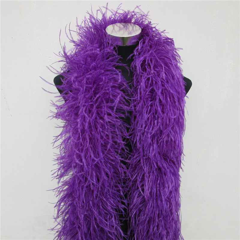 2 Meters 6 Layer White Natural - Feather Trim Marabou ulasan dan harga