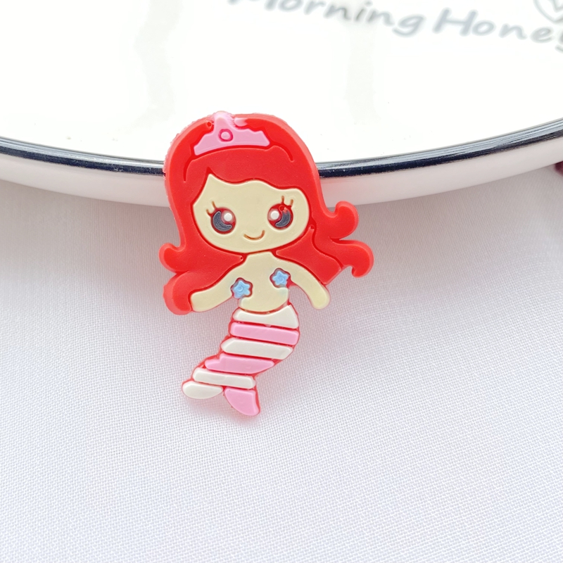 10pcs New Cute Cartoon Mermaid - Embellishment Glue Craft ulasan dan harga