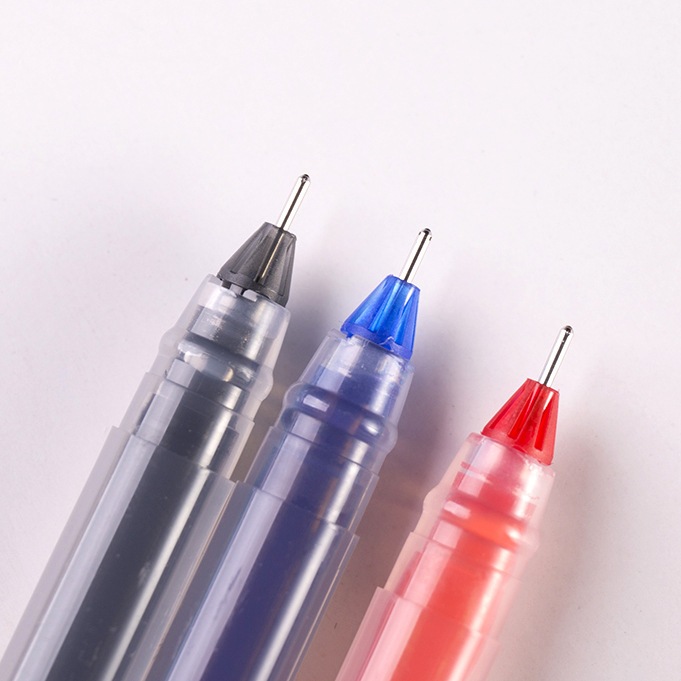 0.5mm Large Capacity Black/Red - Muji Stationery Gel Pen ulasan dan harga