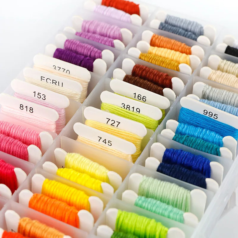 100% Cotton Embroidery Thread  - Embroidery Craft ulasan dan harga