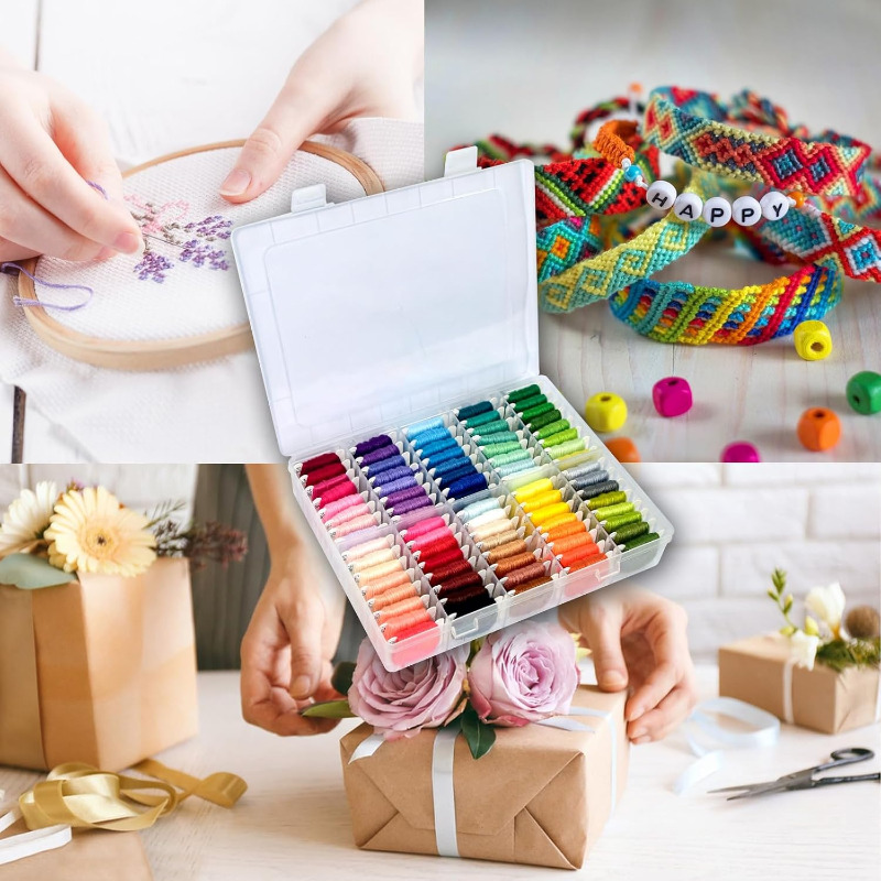 100% Cotton Embroidery Thread  - Embroidery Craft ulasan dan harga