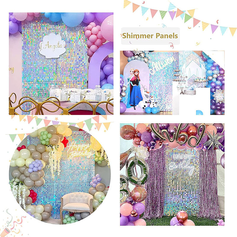 Shimmer Wall Backdrop Panels L - Sequin Fabric Panel ulasan dan harga