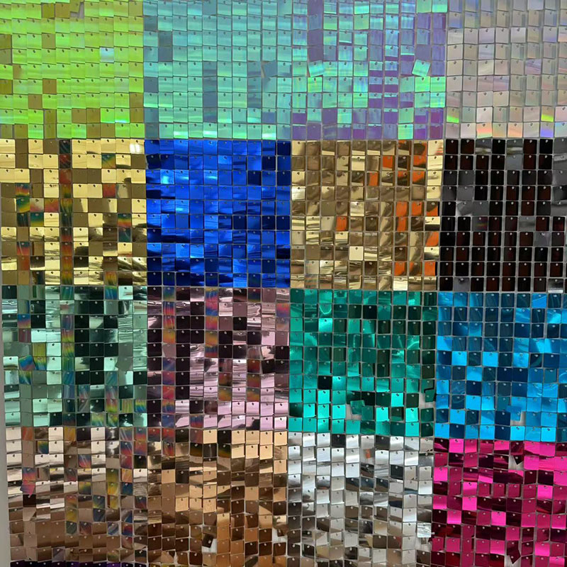 6/12/24/25/26/27Pcs Shimmer Wa - Sequin Fabric Panel ulasan dan harga